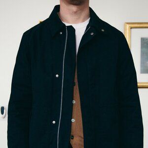 Lemaire x Uniqlo | Men's Navy Raincoat | Size: M